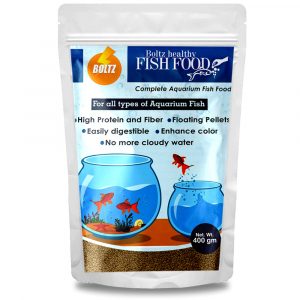 Boltz Fish Food for Growth & Health, Nutritionist Choice – 400 gm