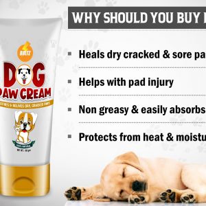 Boltz Dog Paw Cream for Cracked and Chapped Paws – Natural Moisturizer, 60 gm